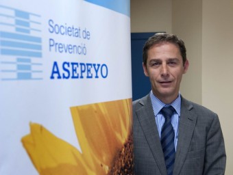 Luis Recolons, director general de la societat de prevenció Asepeyo.  JOSEP LOSADA