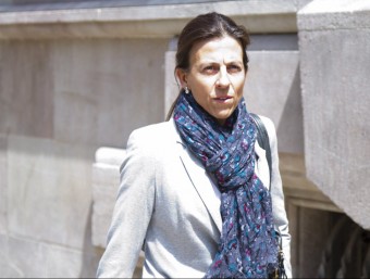 Anna Vidal , ahir en sortir del tribunal ALBERT SALAMÉ