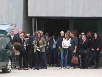 El funeral per la víctima es va celebrar ahir a la tarda al tanatori de Girona LLUÍS SERRAT