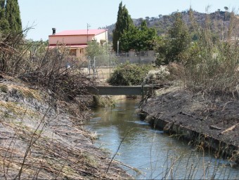 Una zona afectada pels incendis del 2012. La neteja de les lleres dels rius a la comarca és urgent, segons el consell. J.P