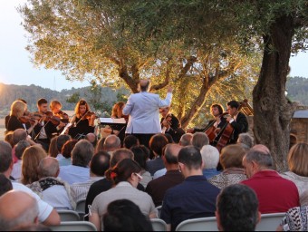 L'OCE, durant el concert del 15 de juny a Ullastret OCE