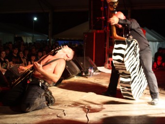 Imatge d'arxiu d'una actuació del Psychobilly Festival que se celebra fins el dia 9 a Pineda de Mar. ARXIU