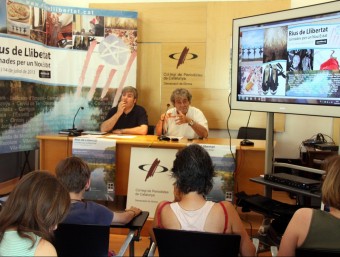 Martí i Casas , durant la presentació ahir a Girona del programa d'activitats. ACN