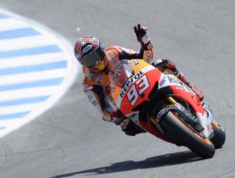 El pilot de l'equip Repsol, a Laguna Seca JOHN G. MABANGLO / EFE