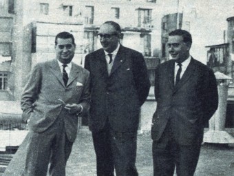 Néstor Luján, Álvaro Cunqueiro i Joan Perucho ARXIU