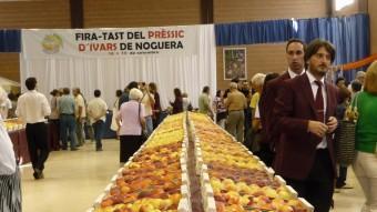 La Fira del Prèssic inclou l'exhibició de varietats d'aquesta fruita, a més de tastos i també xerrades informatives AJ. D'IVARS DE NOGUERA