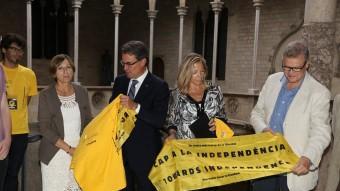Artur Mas ha rebut una delegació de l'ANC ANDREU PUIG