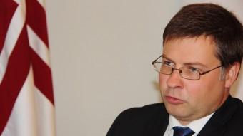 El primer ministre de Letònia, Valdis Dombrovskis ACN