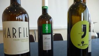 Alguns dels vins que pertanyen a la DO Alella i que es promocionen durant la Setmana del Vi. T.M