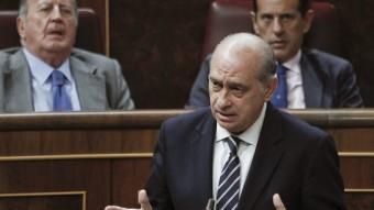 El ministre espanyol de l'Interior, Jorge Fernández Díaz, aquest dimecres al Congrés EFE