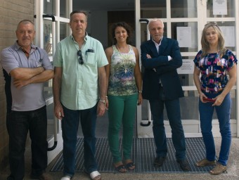 L'alcalde i els tècnics municipals visiten El Pontet. EL PUNT AVUI