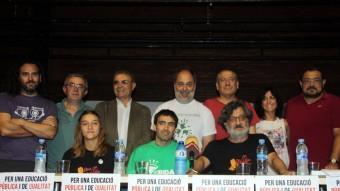 Acte de suport al sector educatiu balear al País Valencià. ACN