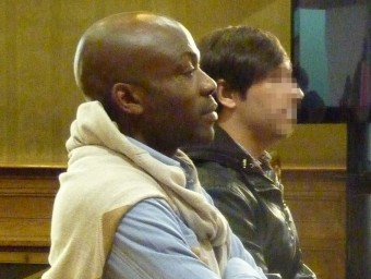 Justin Hapi , en un judici a l'Audiència, el 2012 Ò. PINILLA