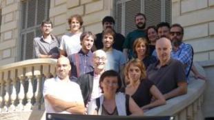 Autors i directors que participen al Torneig i a Primera Plana , ahir a Barcelona. T.ALTA