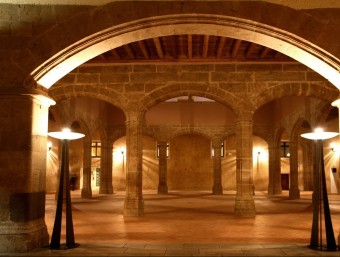 Interior del Castell d'Alaquàs. EL PUNT AVUI