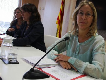 La consellera de Benestar Social i Família, Neus Munté, a la presentació de l'informe del cas Castelldans ACN