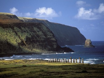 Manuel d'Amat i Junyent, virrei del Perú, va organitzar cinc expedicions a ‘Rapa Nui' el 1770.  ARXIU