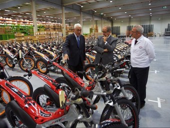 Honda ha invertit 12 milions d'euros en el seu centre logístic de Santa Perpètua. ARXIU