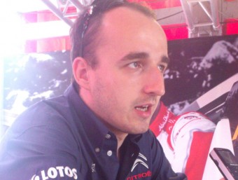 Robert Kubica, líder de la categoria WRC2 del mundial de ral·lis, en un moment de l'entrevista amb El 9 Esportiu TONI ROMERO