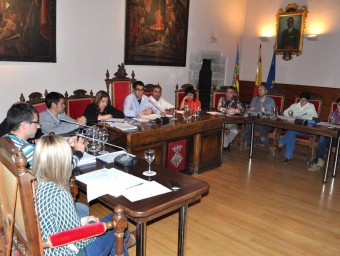 Sessió plenària del consistori municipal. EL PUNT AVUI