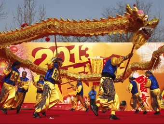 Celebració del nou any a Pequín.  ARXIU/EFE