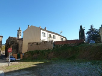 Una vista dels terrenys on hi haurà la residència, a tocar del Centre de dia i del casal Sant Marc. J.C