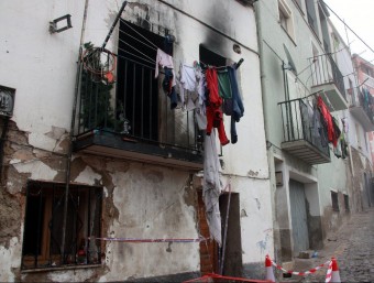 La casa calcinada on ha mort una nena de 3 anys, a Balaguer ACN