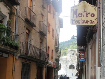 Els fets van passar al carrer de Sant Roc, davant del restaurant Metro EL PUNT AVUI