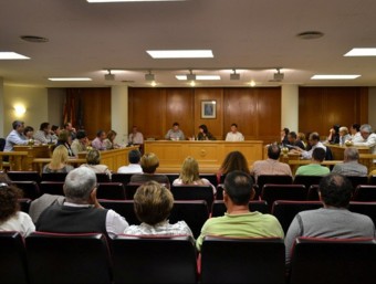 Sala de sessions de l'Ajuntament de Quart de Poblet. EL PUNT AVUI