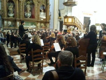 Concert de Nadal a l'interior de l'església parroquial. CEDIDA