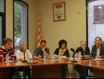 El ple municipal de l'Ajuntament d'Arbúcies, en una imatge d'arxiu. MANEL LLADÓ