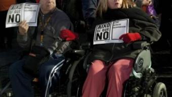 Discapacitats en contra les retallades JOSEP LOSADA