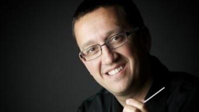 El nou director de la Banda Simfònica d'el Villar.