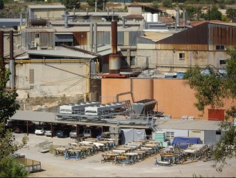 Zona de fàbriques i indústries de la vila d'Alcoi. B. SILVESTRE
