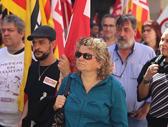 Les concentracions a Barcelona (esquerra) i a Girona. J. LOSADA / M.LLADÓ