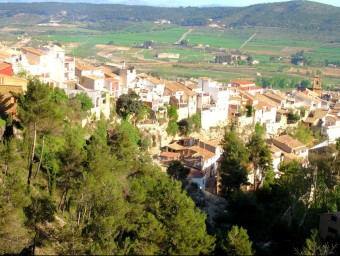 Vista general de la vila d'Agres. B. SILVESTRE