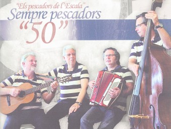 La portada del doble disc del grup d'havaneres Els Pescadors de l'Escala, que enguany celebra 50 anys PICAP