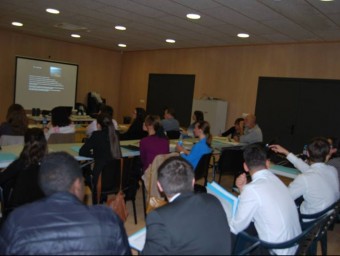 Els participants en el taller de formació organitzat a Sant Gregori el 30 d'abril passat EL PUNT AVUI