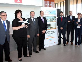 Presentació de l'acord entre Arkia i les institucions catalanes i de Ponent per iniciar els vols amb Tel Aviv ACN