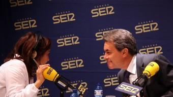 El president de la Generalitat, Artur Mas, a la Cadena Ser ACN
