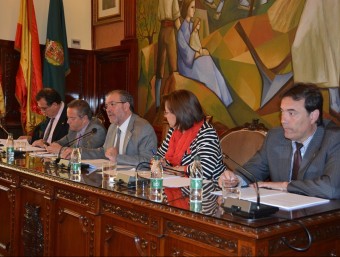 El ple de la Diputació de Lleida va aprovar ahir destinar el superàvit de 2013, que és de 5,7 milions d'euros, a inversions urgents en vies locals DIPUTACIÓ