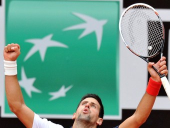 Djokovic, exultant pel triomf TIZIANA FABI / AFP