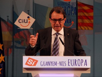 El president de la Generalitat i líder de CiU, Artur Mas, a Martorell ACN