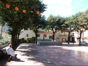 La plaça de la Generalitat de Sant Pau és un dels espais més popular del poble. J.C