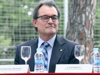 El president de la Generalitat, Artur Mas, a la festa de final de curs de l'escola Camp Joliu de l'Arboç ACN