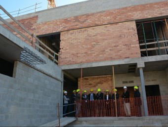 Obres a Torrelameu, que finança la Diputació al Centre d'Estudis Porcins ACN