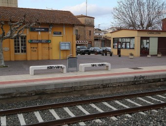 Estat actual de l'estació de Camallera M. LLADÓ