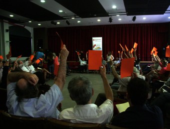 Imatge de l'assemblea d'Avancem a Sant Feliu de Codines ACN