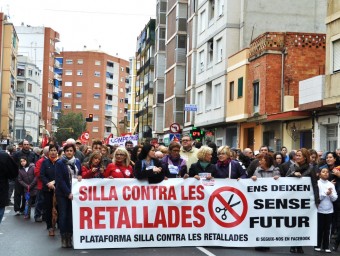 Manifestació pels carrers de Silla l'any 2012. EL PUNT AVUI