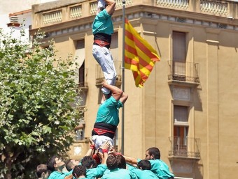 Pilar de 8 dels Castellers de Vilafranca JUANMA RAMOS
